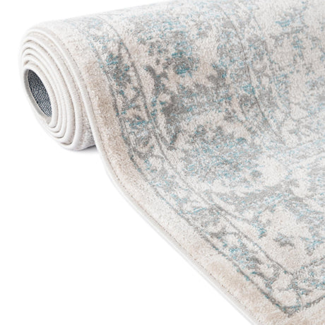 Teal 7' 10 x 7' 10 Jill Zarin Uptown Round Area Rug 70% Polypropylene & 30% Polyester  Contemporary Carpet for Living, Dining, Office, Bedroom for Sale at Rug Engine