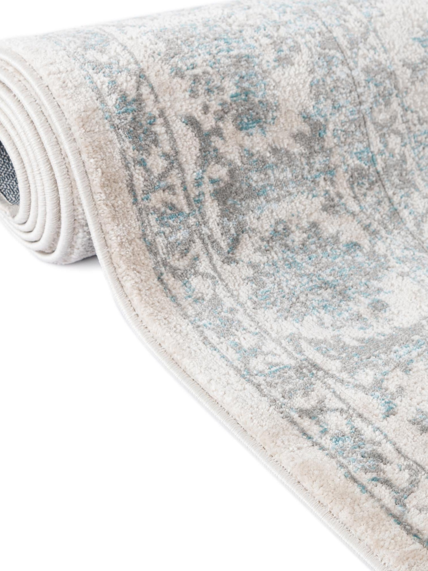 Teal 4' 1 x 6' 1 Jill Zarin Uptown Rectangle Area Rug 70% Polypropylene & 30% Polyester  Contemporary Carpet for Living, Dining, Office, Bedroom for Sale at Rug Engine