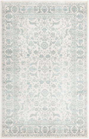 Teal 5' 3 x 8' Jill Zarin Uptown Rectangle Area Rug 70% Polypropylene & 30% Polyester  Contemporary Carpet for Living, Dining, Office, Bedroom for Sale at Rug Engine