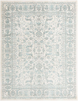 Teal 7' 10 x 10' Jill Zarin Uptown Rectangle Area Rug 70% Polypropylene & 30% Polyester  Contemporary Carpet for Living, Dining, Office, Bedroom for Sale at Rug Engine
