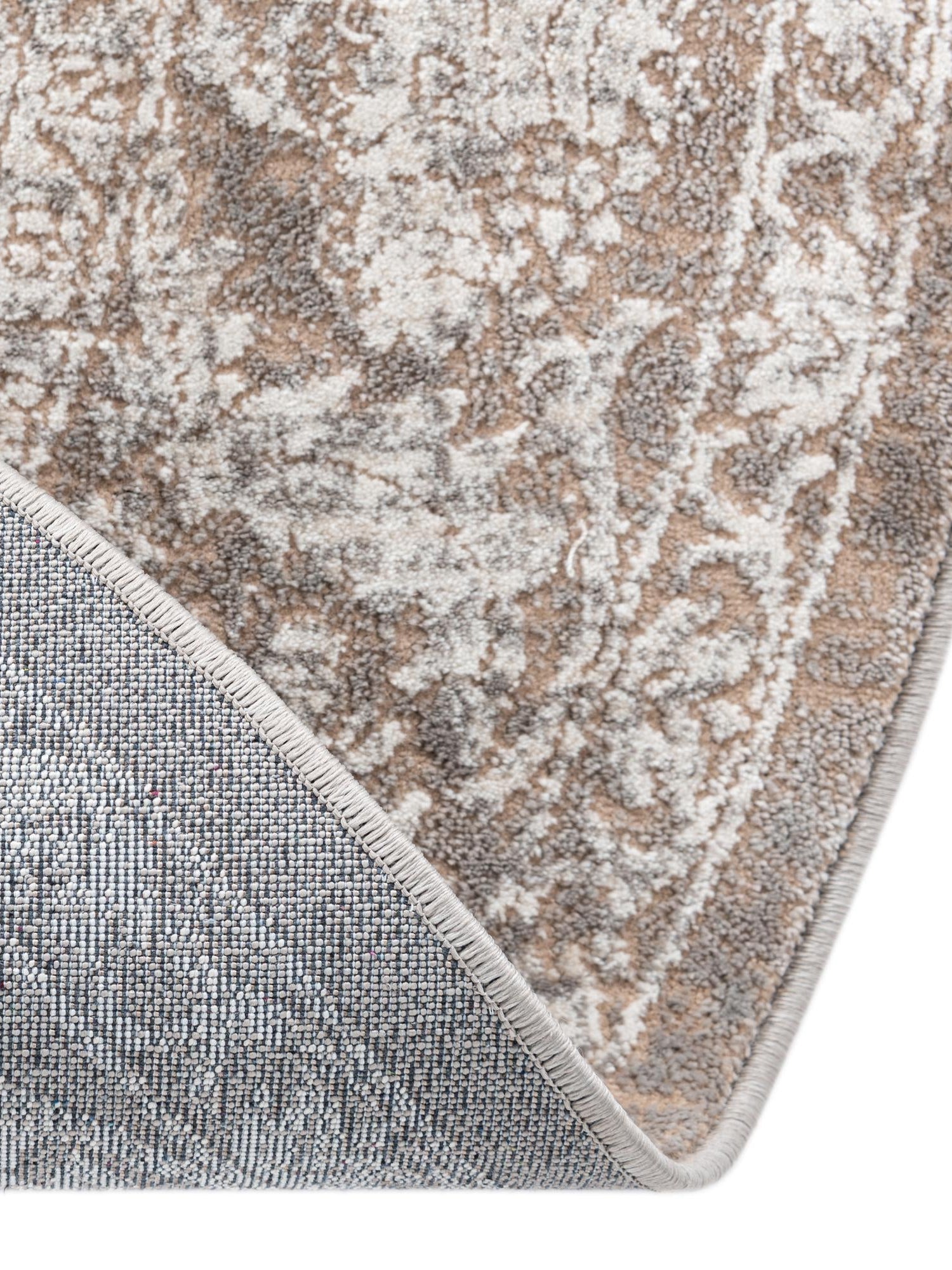 Gray 7' 10 x 7' 10 Jill Zarin Uptown Round Area Rug 70% Polypropylene & 30% Polyester  Contemporary Carpet for Living, Dining, Office, Bedroom for Sale at Rug Engine