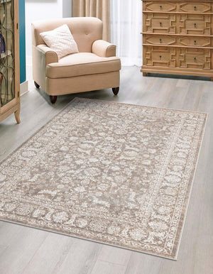 Gray 9' x 12' Jill Zarin Uptown Rectangle Area Rug 70% Polypropylene & 30% Polyester  Contemporary Carpet for Living, Dining, Office, Bedroom for Sale at Rug Engine