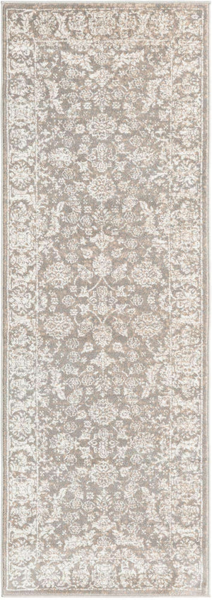Gray 2' 2 x 6' 1 Jill Zarin Uptown Runner Area Rug 70% Polypropylene & 30% Polyester  Contemporary Carpet for Living, Dining, Office, Bedroom for Sale at Rug Engine