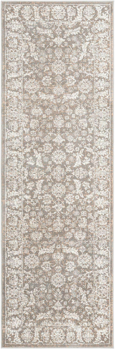 Gray 2' 7 x 8' Jill Zarin Uptown Runner Area Rug 70% Polypropylene & 30% Polyester  Contemporary Carpet for Living, Dining, Office, Bedroom for Sale at Rug Engine