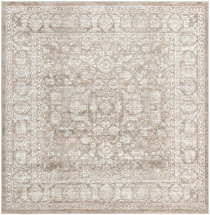 Gray 7' 10 x 7' 10 Jill Zarin Uptown Square Area Rug 70% Polypropylene & 30% Polyester  Contemporary Carpet for Living, Dining, Office, Bedroom for Sale at Rug Engine