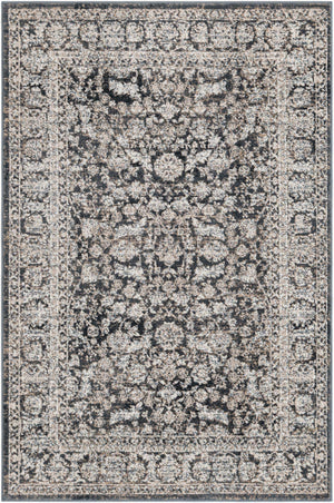 Navy Blue 4' 1 x 6' 1 Jill Zarin Uptown Rectangle Area Rug 70% Polypropylene & 30% Polyester  Contemporary Carpet for Living, Dining, Office, Bedroom for Sale at Rug Engine