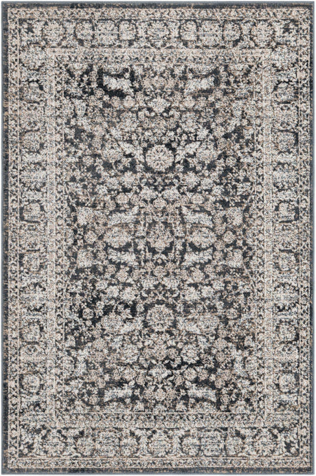 Navy Blue 4' 1 x 6' 1 Jill Zarin Uptown Rectangle Area Rug 70% Polypropylene & 30% Polyester  Contemporary Carpet for Living, Dining, Office, Bedroom for Sale at Rug Engine