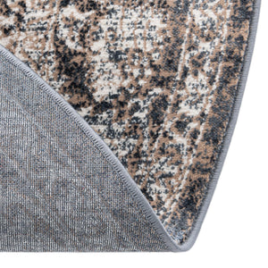Navy Blue 5' 3 x 5' 3 Jill Zarin Uptown Round Area Rug 70% Polypropylene & 30% Polyester  Contemporary Carpet for Living, Dining, Office, Bedroom for Sale at Rug Engine