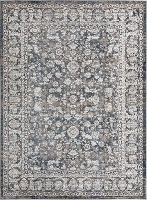 Navy Blue 9' x 12' Jill Zarin Uptown Rectangle Area Rug 70% Polypropylene & 30% Polyester  Contemporary Carpet for Living, Dining, Office, Bedroom for Sale at Rug Engine