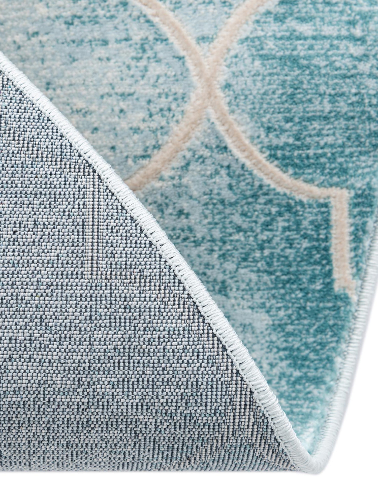 Teal 3' 3 x 3' 3 Jill Zarin Uptown Round Area Rug 70% Polypropylene & 30% Polyester  Contemporary Carpet for Living, Dining, Office, Bedroom for Sale at Rug Engine