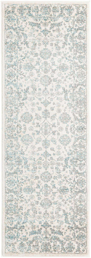 Teal 2' 2 x 6' 1 Jill Zarin Uptown Runner Area Rug 70% Polypropylene & 30% Polyester  Contemporary Carpet for Living, Dining, Office, Bedroom for Sale at Rug Engine