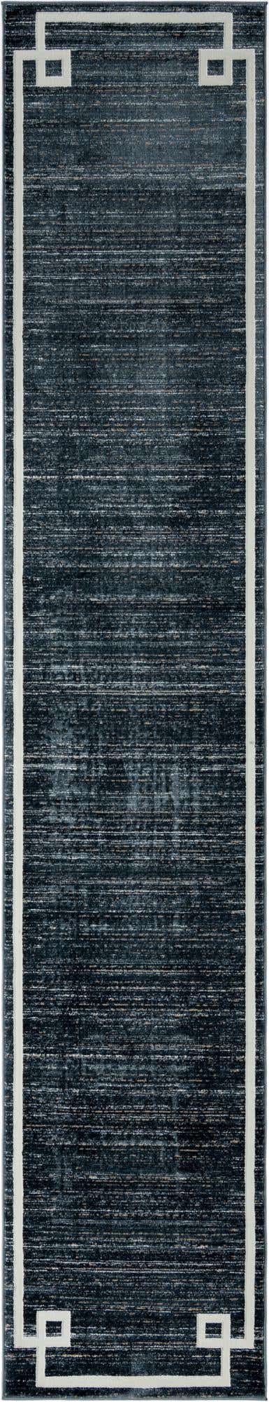 Navy Blue 2' 7 x 13' 11 Jill Zarin Uptown Runner Area Rug 70% Polypropylene & 30% Polyester  Contemporary Carpet for Living, Dining, Office, Bedroom for Sale at Rug Engine