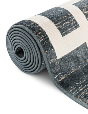 Navy Blue 7' 10 x 7' 10 Jill Zarin Uptown Square Area Rug 70% Polypropylene & 30% Polyester  Contemporary Carpet for Living, Dining, Office, Bedroom for Sale at Rug Engine