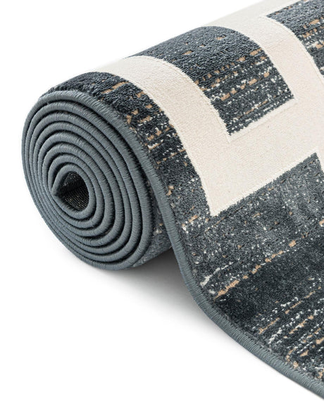 Navy Blue 7' 10 x 7' 10 Jill Zarin Uptown Square Area Rug 70% Polypropylene & 30% Polyester  Contemporary Carpet for Living, Dining, Office, Bedroom for Sale at Rug Engine
