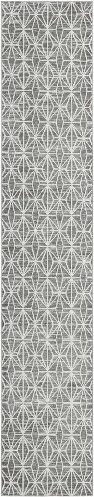 Gray 2' 7 x 13' 11 Jill Zarin Uptown Runner Area Rug 70% Polypropylene & 30% Polyester  Contemporary Carpet for Living, Dining, Office, Bedroom for Sale at Rug Engine