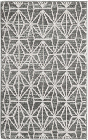 Gray 2' x 3' 1 Jill Zarin Uptown Rectangle Area Rug 70% Polypropylene & 30% Polyester  Contemporary Carpet for Living, Dining, Office, Bedroom for Sale at Rug Engine