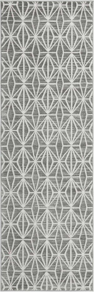 Gray 2' 7 x 8' Jill Zarin Uptown Runner Area Rug 70% Polypropylene & 30% Polyester  Contemporary Carpet for Living, Dining, Office, Bedroom for Sale at Rug Engine