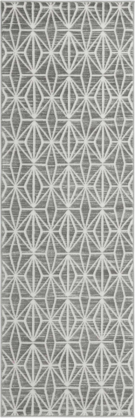 Gray 2' 7 x 8' Jill Zarin Uptown Runner Area Rug 70% Polypropylene & 30% Polyester  Contemporary Carpet for Living, Dining, Office, Bedroom for Sale at Rug Engine