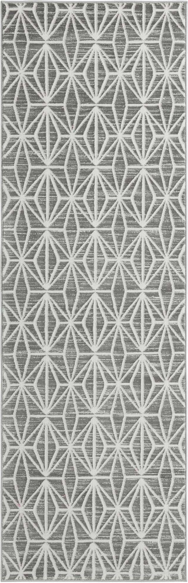 Gray 2' 7 x 8' Jill Zarin Uptown Runner Area Rug 70% Polypropylene & 30% Polyester  Contemporary Carpet for Living, Dining, Office, Bedroom for Sale at Rug Engine