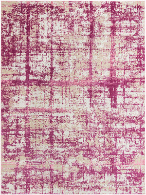 Pink 9' x 12' Jill Zarin Uptown Rectangle Area Rug 70% Polypropylene & 30% Polyester  Contemporary Carpet for Living, Dining, Office, Bedroom for Sale at Rug Engine