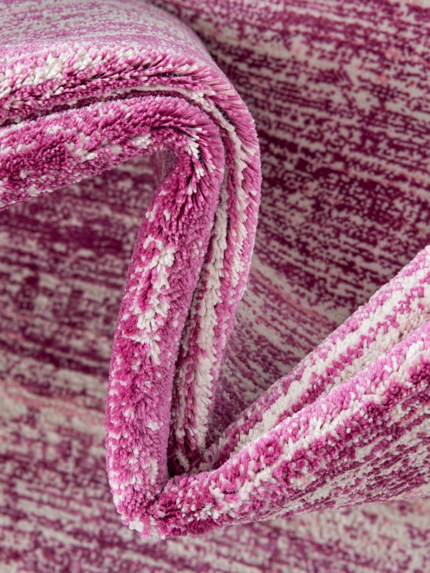 Pink 5' 3 x 5' 3 Jill Zarin Uptown Round Area Rug 70% Polypropylene & 30% Polyester  Contemporary Carpet for Living, Dining, Office, Bedroom for Sale at Rug Engine