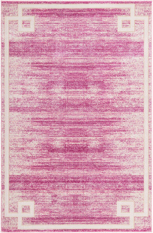 Pink 5' 3 x 8' Jill Zarin Uptown Rectangle Area Rug 70% Polypropylene & 30% Polyester  Contemporary Carpet for Living, Dining, Office, Bedroom for Sale at Rug Engine