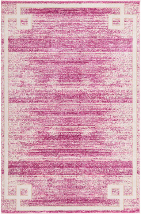 Pink 5' 3 x 8' Jill Zarin Uptown Rectangle Area Rug 70% Polypropylene & 30% Polyester  Contemporary Carpet for Living, Dining, Office, Bedroom for Sale at Rug Engine
