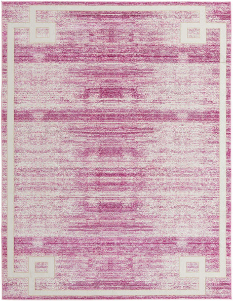Pink 7' 10 x 10' Jill Zarin Uptown Rectangle Area Rug 70% Polypropylene & 30% Polyester  Contemporary Carpet for Living, Dining, Office, Bedroom for Sale at Rug Engine