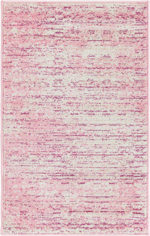 Pink 2' x 3' 1 Jill Zarin Uptown Rectangle Area Rug 70% Polypropylene & 30% Polyester  Contemporary Carpet for Living, Dining, Office, Bedroom for Sale at Rug Engine