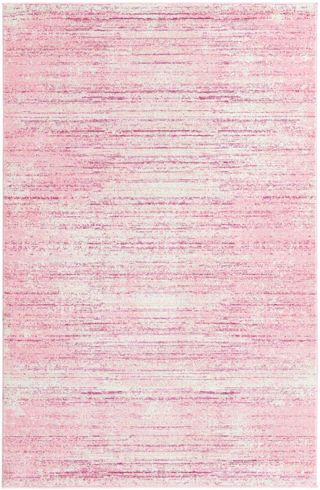 Pink 5' 3 x 8' Jill Zarin Uptown Rectangle Area Rug 70% Polypropylene & 30% Polyester  Contemporary Carpet for Living, Dining, Office, Bedroom for Sale at Rug Engine