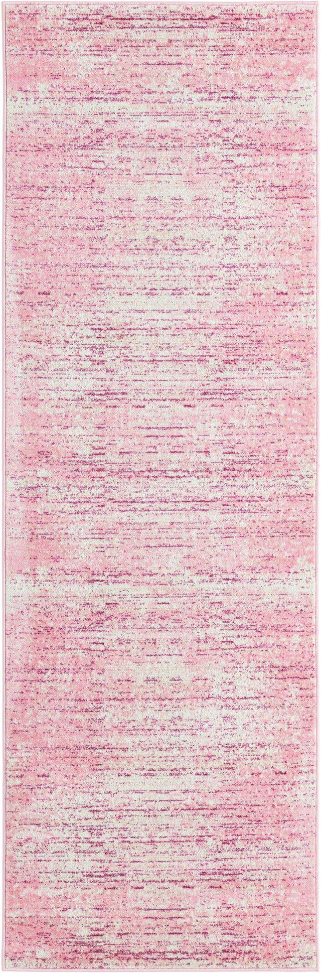Pink 2' 7 x 8' Jill Zarin Uptown Runner Area Rug 70% Polypropylene & 30% Polyester  Contemporary Carpet for Living, Dining, Office, Bedroom for Sale at Rug Engine