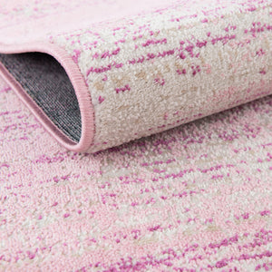 Pink 7' 10 x 7' 10 Jill Zarin Uptown Square Area Rug 70% Polypropylene & 30% Polyester  Contemporary Carpet for Living, Dining, Office, Bedroom for Sale at Rug Engine