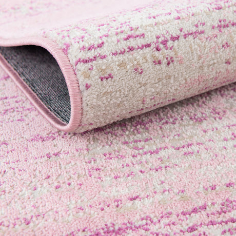Pink 7' 10 x 7' 10 Jill Zarin Uptown Square Area Rug 70% Polypropylene & 30% Polyester  Contemporary Carpet for Living, Dining, Office, Bedroom for Sale at Rug Engine