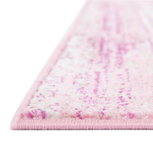 Pink 7' 10 x 7' 10 Jill Zarin Uptown Square Area Rug 70% Polypropylene & 30% Polyester  Contemporary Carpet for Living, Dining, Office, Bedroom for Sale at Rug Engine