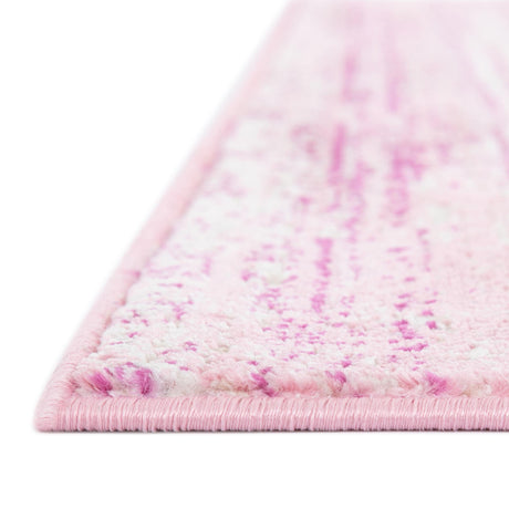 Pink 7' 10 x 7' 10 Jill Zarin Uptown Square Area Rug 70% Polypropylene & 30% Polyester  Contemporary Carpet for Living, Dining, Office, Bedroom for Sale at Rug Engine