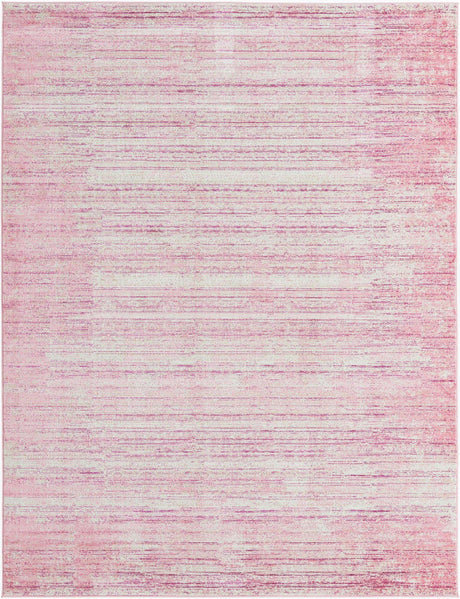 Pink 7' 10 x 10' Jill Zarin Uptown Rectangle Area Rug 70% Polypropylene & 30% Polyester  Contemporary Carpet for Living, Dining, Office, Bedroom for Sale at Rug Engine