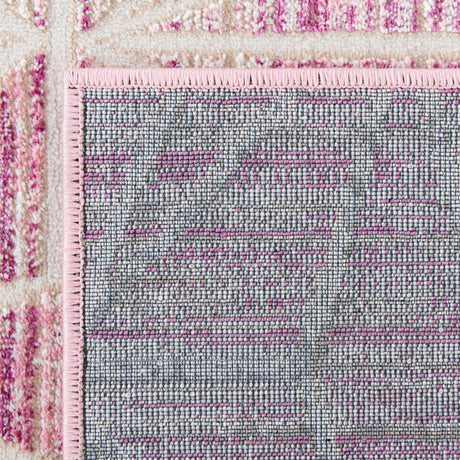 Pink 5' 3 x 8' Jill Zarin Uptown Rectangle Area Rug 70% Polypropylene & 30% Polyester  Contemporary Carpet for Living, Dining, Office, Bedroom for Sale at Rug Engine