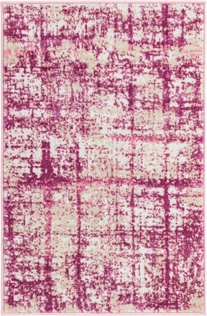 Pink 2' x 3' 1 Jill Zarin Uptown Rectangle Area Rug 70% Polypropylene & 30% Polyester  Contemporary Carpet for Living, Dining, Office, Bedroom for Sale at Rug Engine