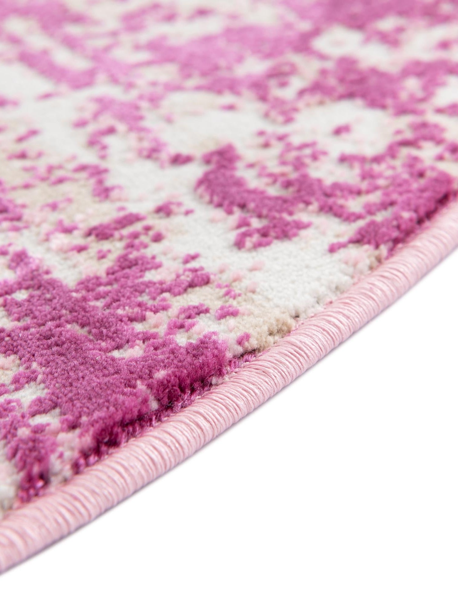 Pink 7' 10 x 7' 10 Jill Zarin Uptown Round Area Rug 70% Polypropylene & 30% Polyester  Contemporary Carpet for Living, Dining, Office, Bedroom for Sale at Rug Engine
