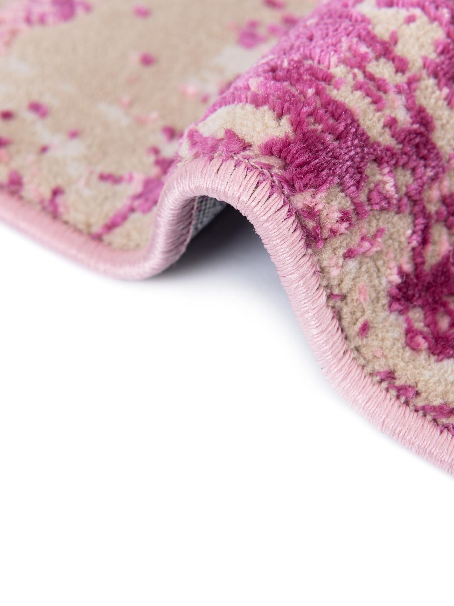 Pink 2' x 3' 1 Jill Zarin Uptown Rectangle Area Rug 70% Polypropylene & 30% Polyester  Contemporary Carpet for Living, Dining, Office, Bedroom for Sale at Rug Engine