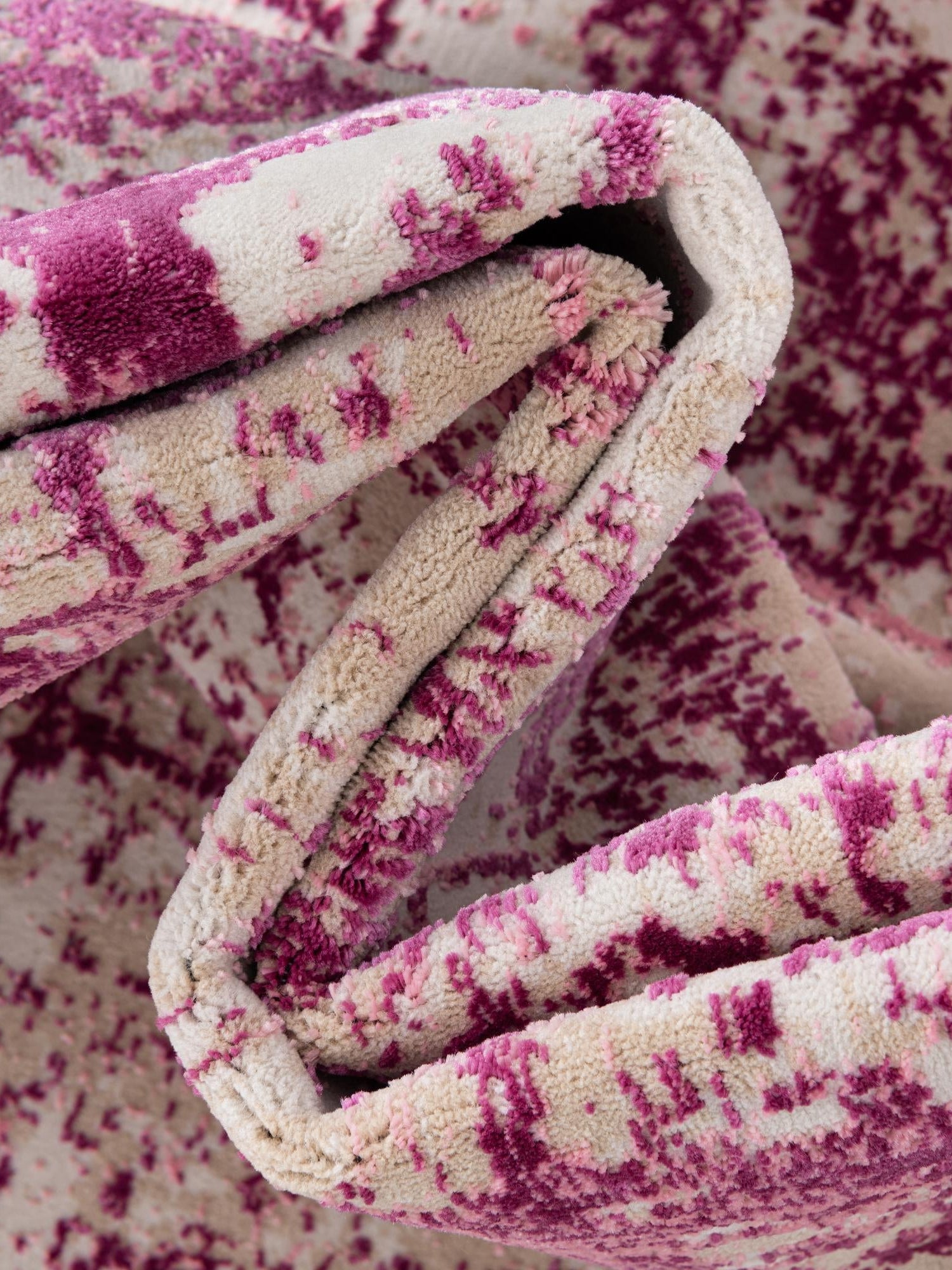 Pink 2' 7 x 8' Jill Zarin Uptown Runner Area Rug 70% Polypropylene & 30% Polyester  Contemporary Carpet for Living, Dining, Office, Bedroom for Sale at Rug Engine