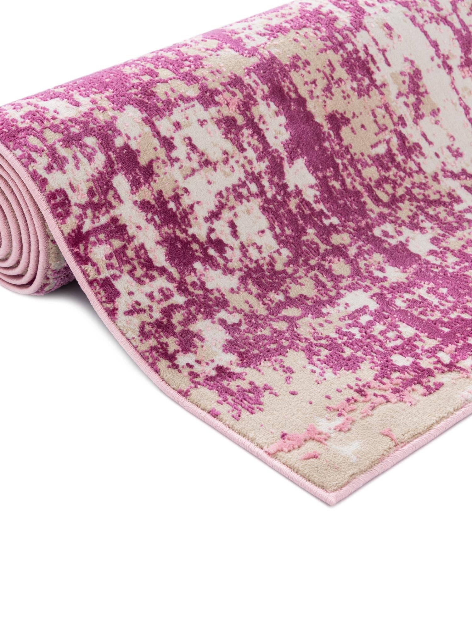 Pink 2' 7 x 8' Jill Zarin Uptown Runner Area Rug 70% Polypropylene & 30% Polyester  Contemporary Carpet for Living, Dining, Office, Bedroom for Sale at Rug Engine