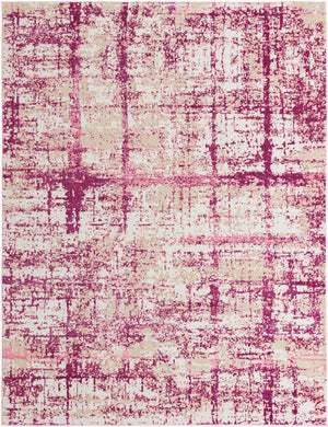 Pink 7' 10 x 10' Jill Zarin Uptown Rectangle Area Rug 70% Polypropylene & 30% Polyester  Contemporary Carpet for Living, Dining, Office, Bedroom for Sale at Rug Engine