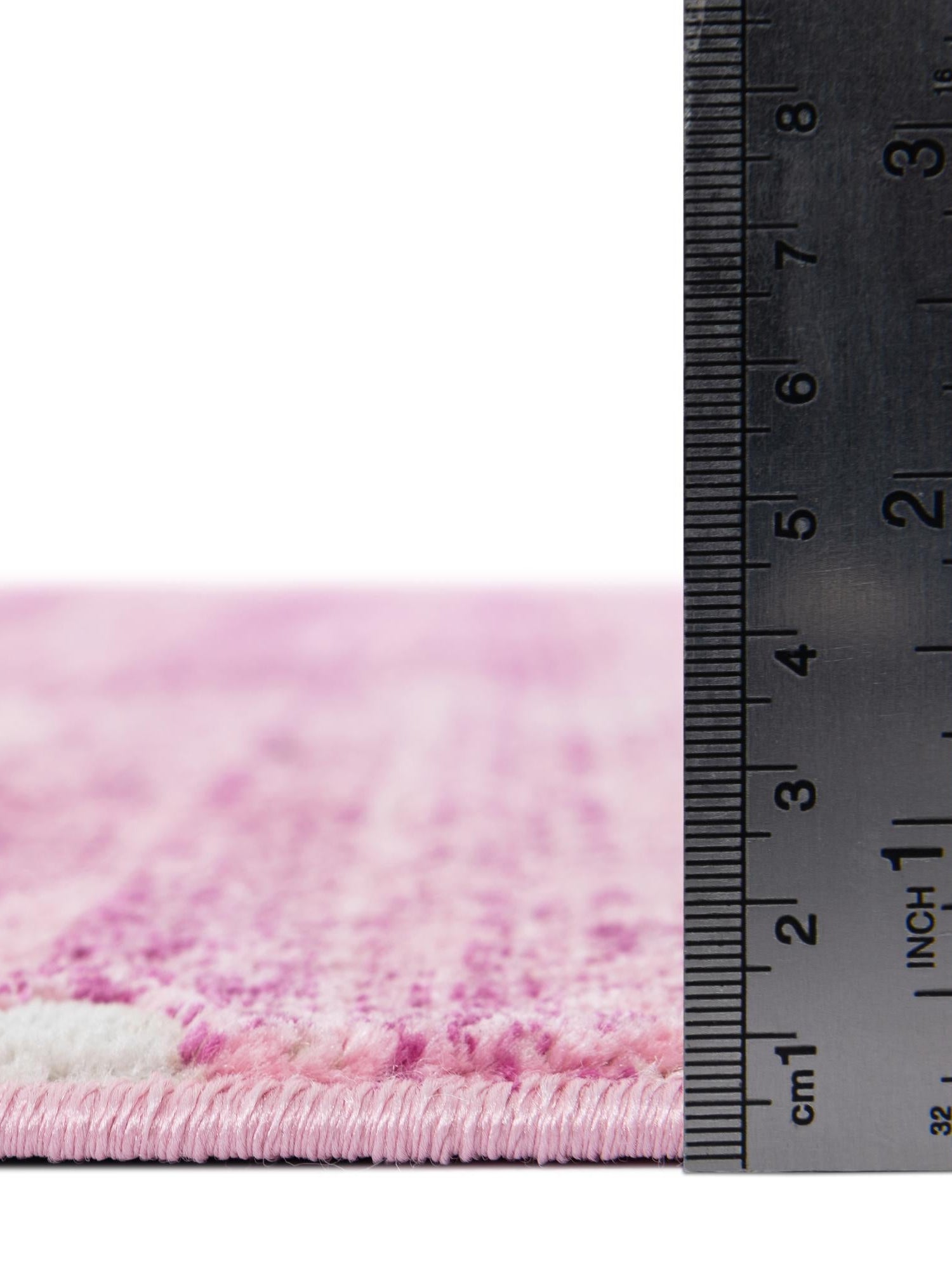 Pink 3' 1 x 3' 1 Jill Zarin Uptown Round Area Rug 70% Polypropylene & 30% Polyester  Contemporary Carpet for Living, Dining, Office, Bedroom for Sale at Rug Engine