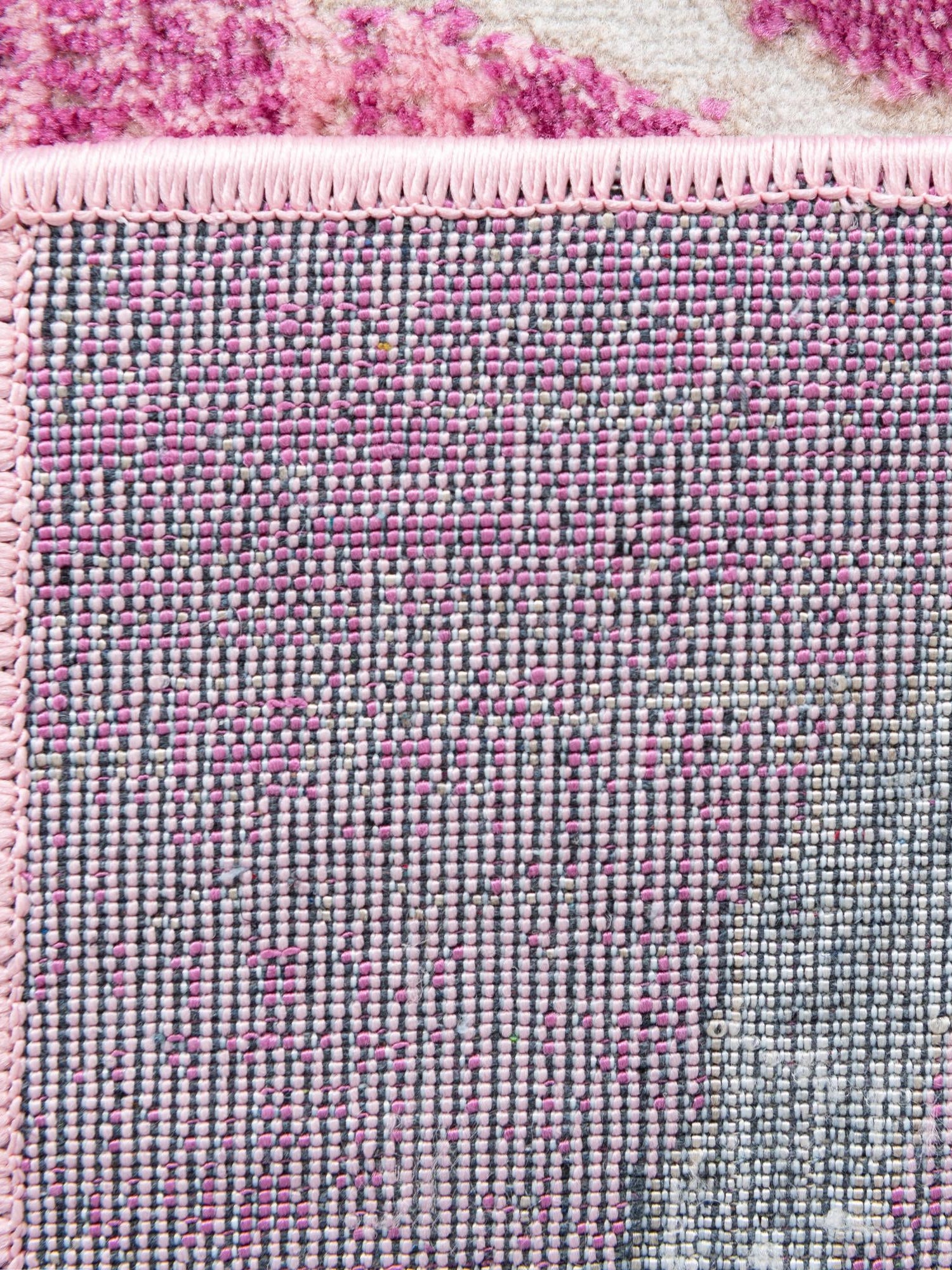 Pink 4' 1 x 6' 1 Jill Zarin Uptown Rectangle Area Rug 70% Polypropylene & 30% Polyester  Contemporary Carpet for Living, Dining, Office, Bedroom for Sale at Rug Engine