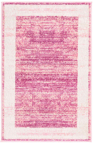 Pink 2' x 3' 1 Jill Zarin Uptown Rectangle Area Rug 70% Polypropylene & 30% Polyester  Contemporary Carpet for Living, Dining, Office, Bedroom for Sale at Rug Engine