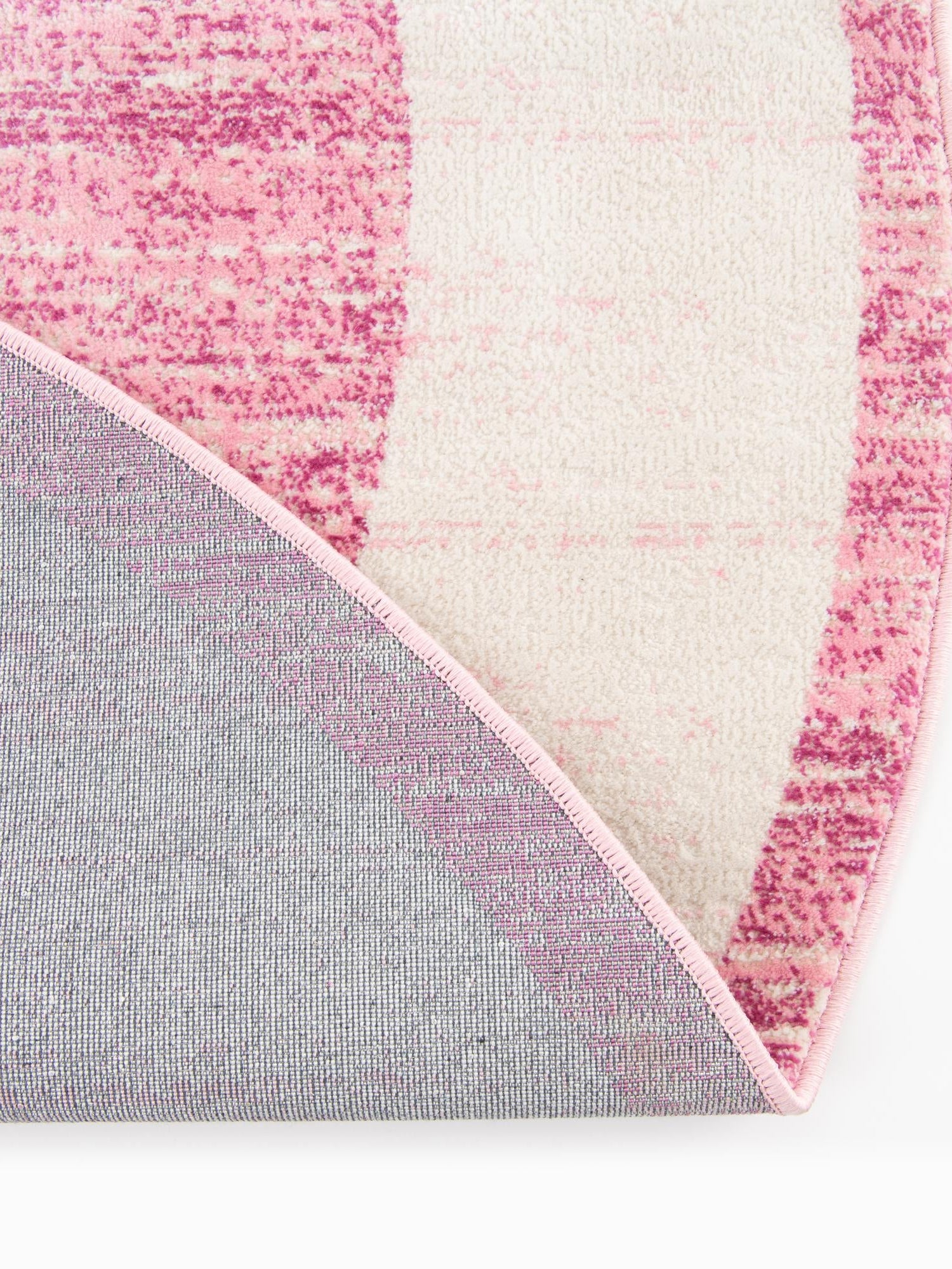 Pink 5' 3 x 5' 3 Jill Zarin Uptown Round Area Rug 70% Polypropylene & 30% Polyester  Contemporary Carpet for Living, Dining, Office, Bedroom for Sale at Rug Engine
