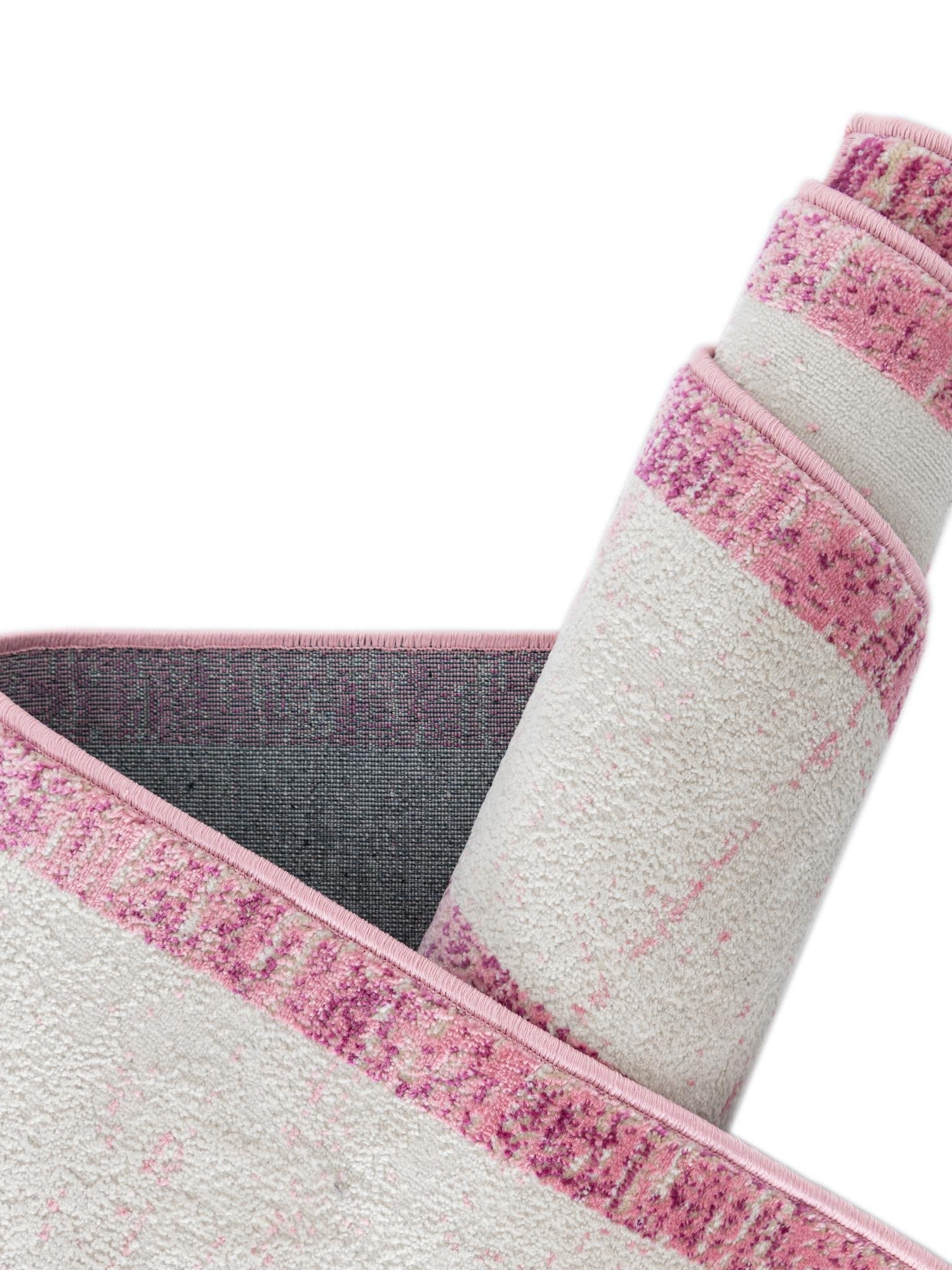 Pink 5' 3 x 5' 3 Jill Zarin Uptown Round Area Rug 70% Polypropylene & 30% Polyester  Contemporary Carpet for Living, Dining, Office, Bedroom for Sale at Rug Engine