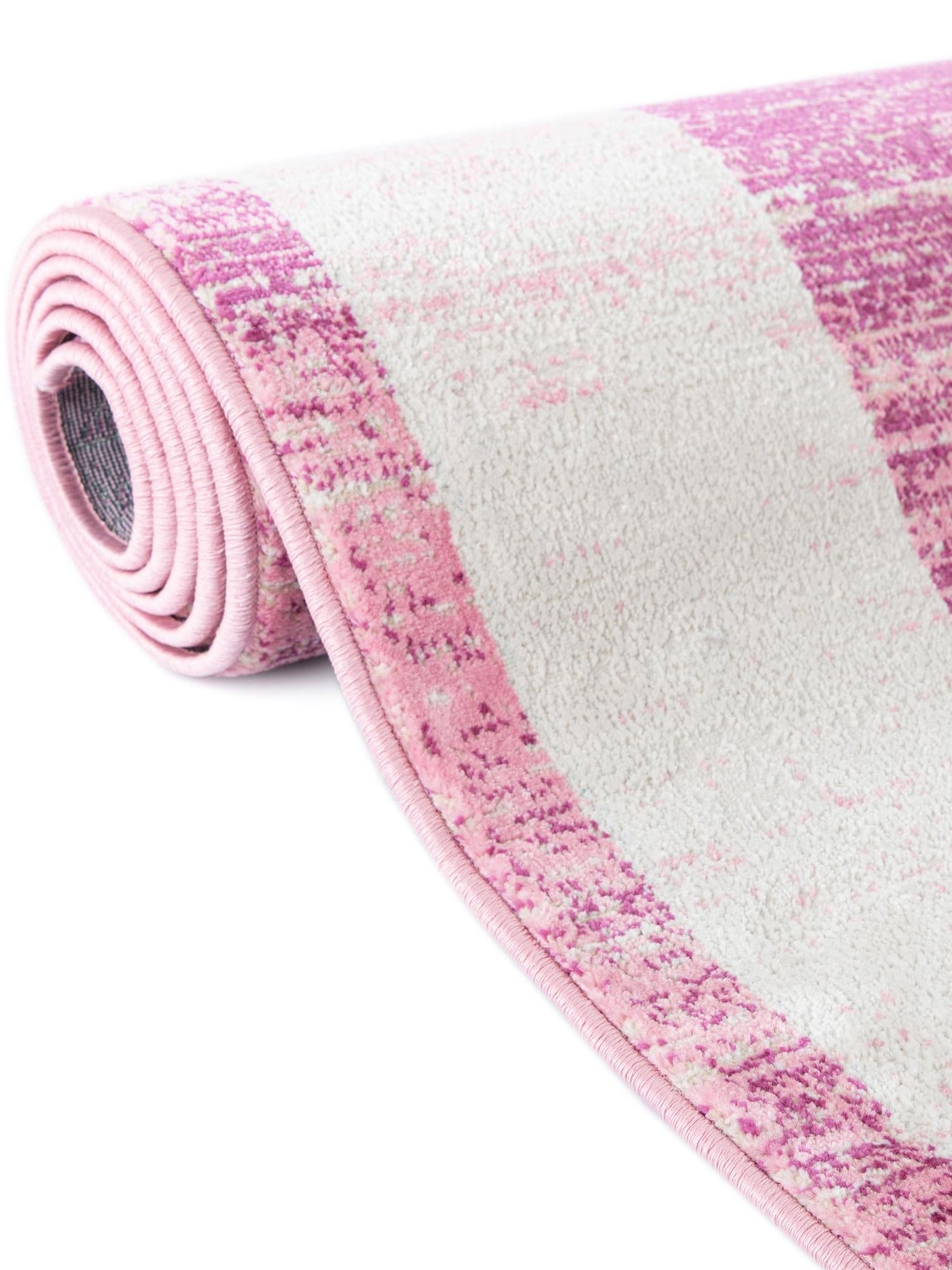 Pink 5' 3 x 5' 3 Jill Zarin Uptown Round Area Rug 70% Polypropylene & 30% Polyester  Contemporary Carpet for Living, Dining, Office, Bedroom for Sale at Rug Engine