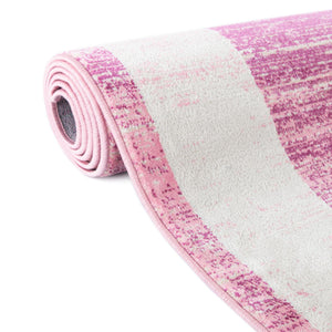 Pink 5' 3 x 5' 3 Jill Zarin Uptown Round Area Rug 70% Polypropylene & 30% Polyester  Contemporary Carpet for Living, Dining, Office, Bedroom for Sale at Rug Engine